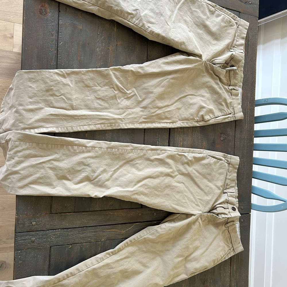 2 pair of GAP Tan Chinos Classic Style. Price is for both pair